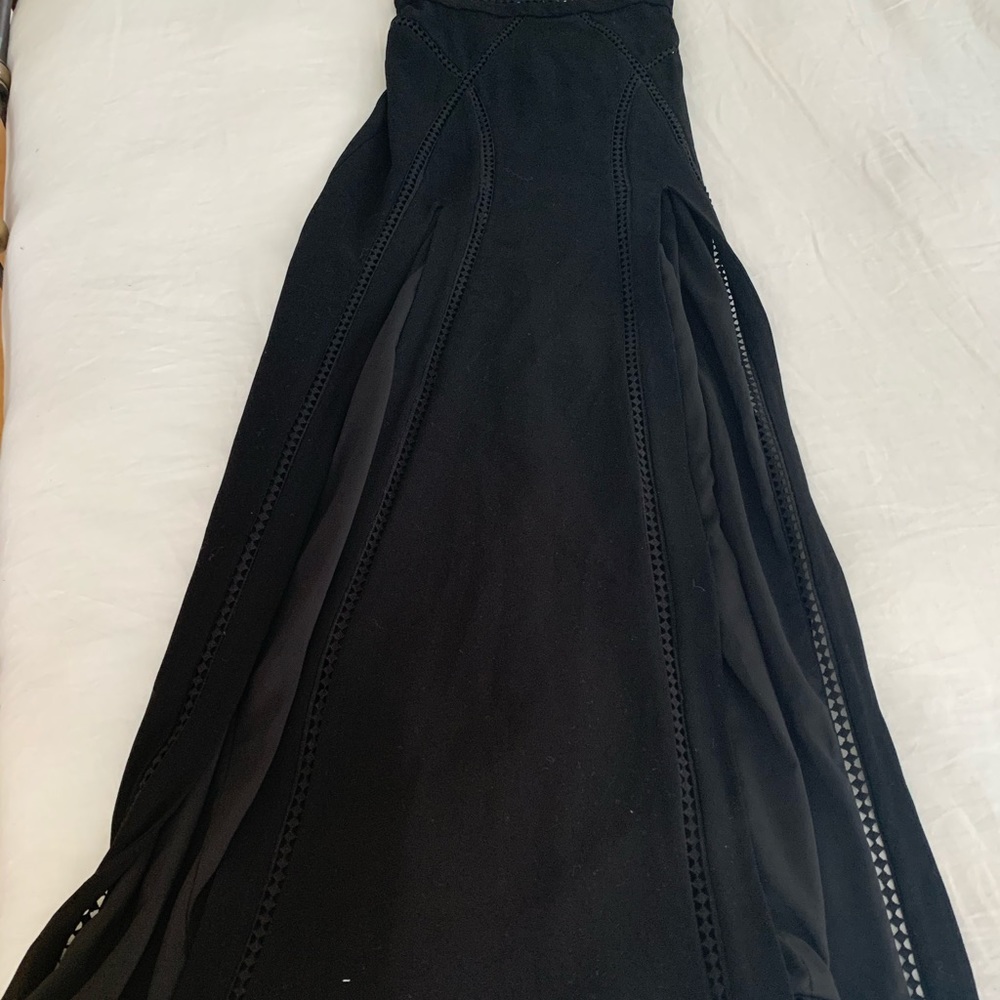 Zimmermann Black Maxi Skirt